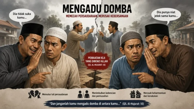 Mengadu domba perbuatan tercela