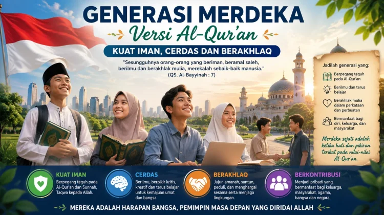 Generasi merdeka versi alqur'an yang berakhlaq