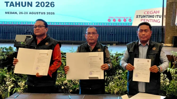Perkuat Komitmen, Deli Serdang Teken Kesepakatan Bersama Penurunan Stunting