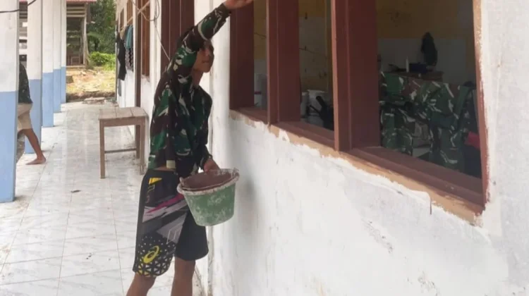 Rehabilitasi SMPN 3 Satu Atap Aramo Capai 69,9 Persen