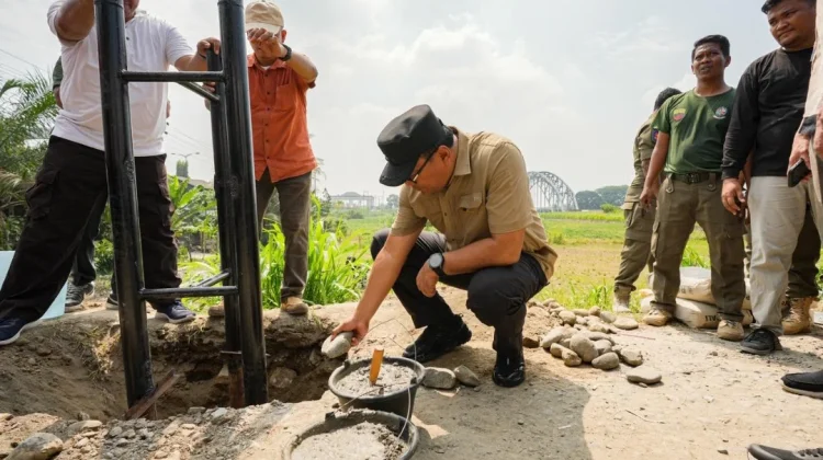 Pasang Pembatas, Akses Truk ke Sungai Ular Dibatasi Cegah Abrasi