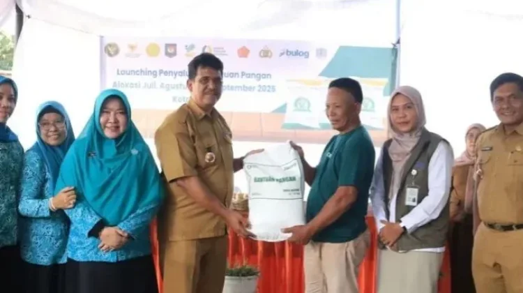 Bantuan Pangan Disalurkan, Pemko Binjai Bantu Penuhi Kebutuhan Pangan Masyarakat