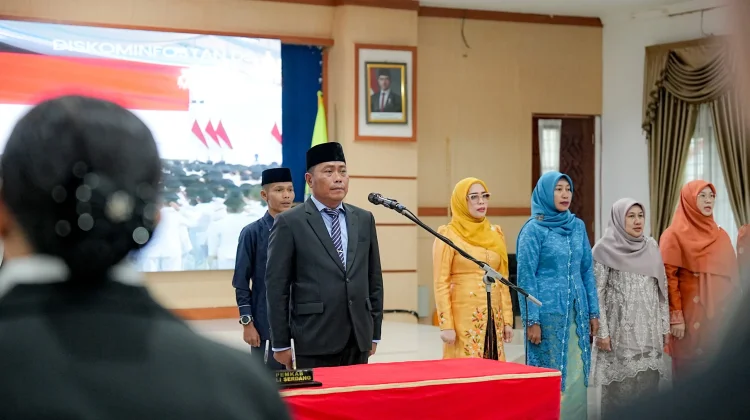Pejabat Pemkab Deli Serdang Dilantik, Wabup: Jangan Bekerja Sendiri