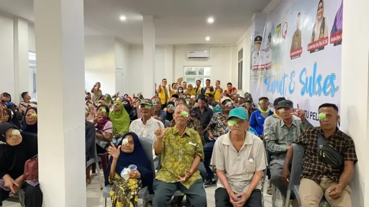 Ratusan Pasien Warga Sergai Jalani Operasi Katarak Gratis