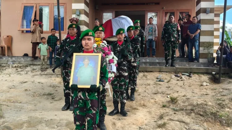 Penghormatan Terakhir untuk Veteran Pejuang Kemerdekaan Makdin Berutu
