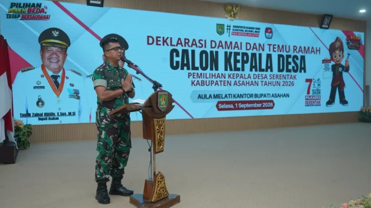 Dandim 0208/AS Ajak Calon Kades dan Masyarakat Jaga Pilkades Tetap Damai