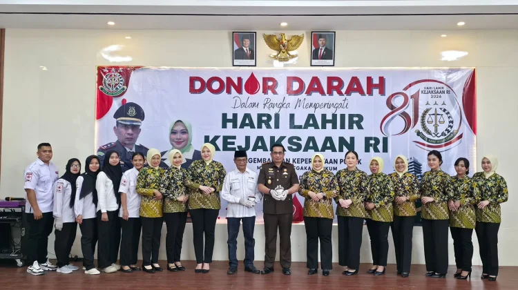 Sambut Harlah Kejaksaan RI ke-81, Kejari Tanjungbalai Gelar Donor Darah
