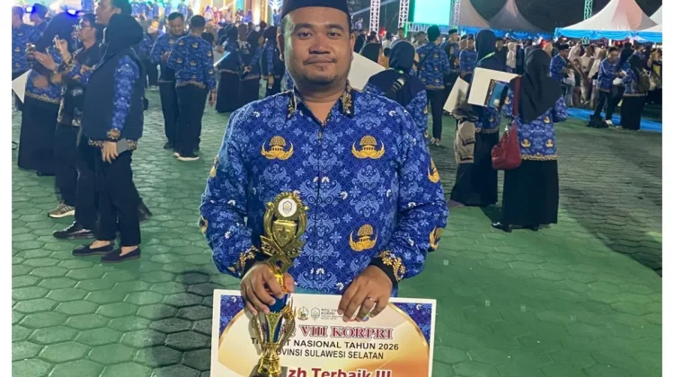 Penghulu KUA Parlilitan Raih Juara III MTQ KORPRI Nasional VIII di Sulawesi Selata