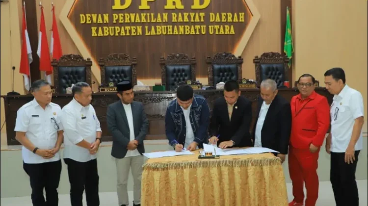 Bupati Labura Tandatangani Nota Kesepakatan Bersama Perubahan KUA dan PPAS P-APBD