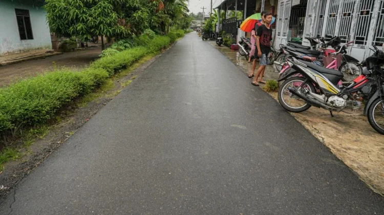 Warga Dusun Rejo dan Abadi Tandem Hilir II Apresiasi Perbaikan Jalan