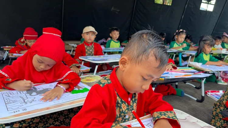 Lomba Mewarnai RRI, Ratusan Siswa TK Meriahkan RRI Fest Medan 2026