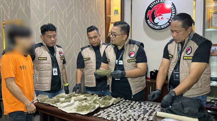 Residivis Pencurian Diduga Jadi Bandar Ganja, 141 Paket Disita