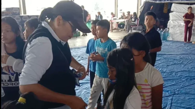 Pemkab Karo Gelar Trauma Healing di Pengungsian Sukatepu, Hibur Anak Korban Erupsi