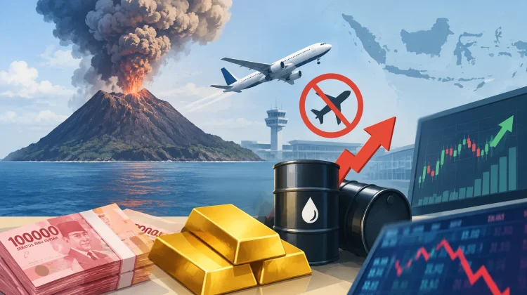 Pelaku Pasar Waspadai Erupsi Gunung Anak Krakatau, Rupiah Dibuka Melemah