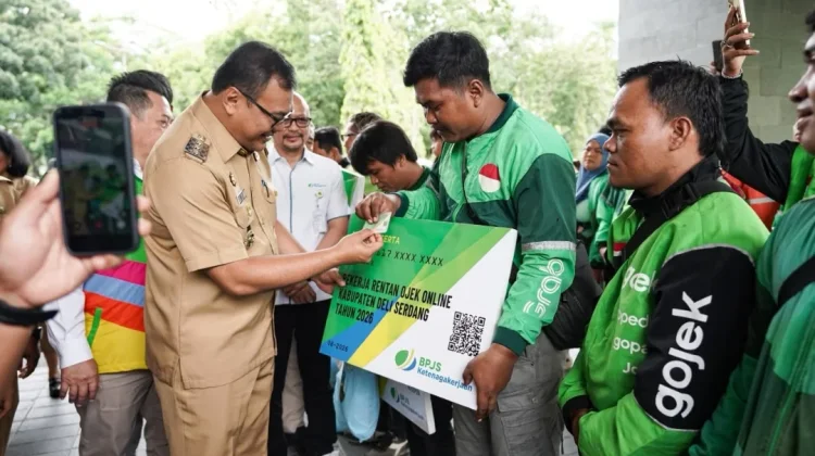 Pemkab Beri Perlindungan BPJS Ketenagakerjaan Gratis untuk Ojol