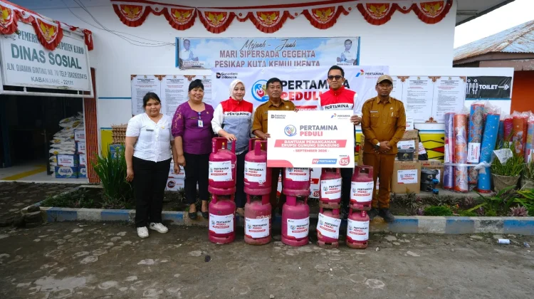 Pertamina Patra Niaga Sumbagut Dorong Pemulihan Pasca Erupsi Gunung Sinabung