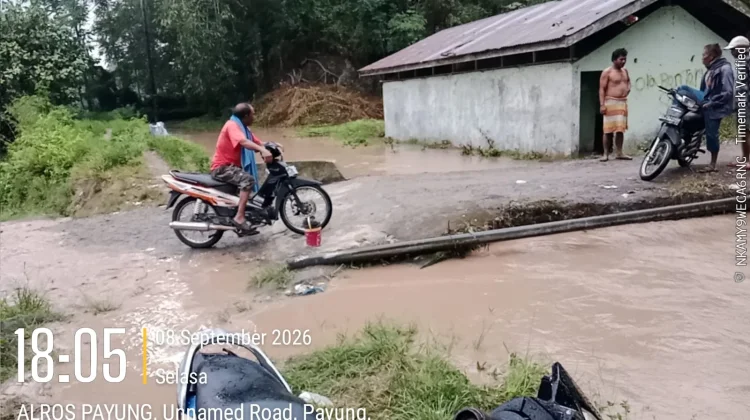 Hujan Lebat Picu Lahar Dingin Sinabung di Karo