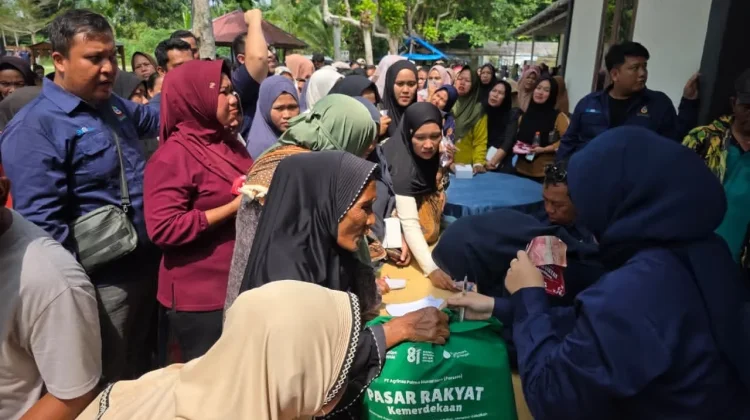 Agrinas Palma Nusantara Gelar Pasar Rakyat dan Layanan Kesehatan Gratis