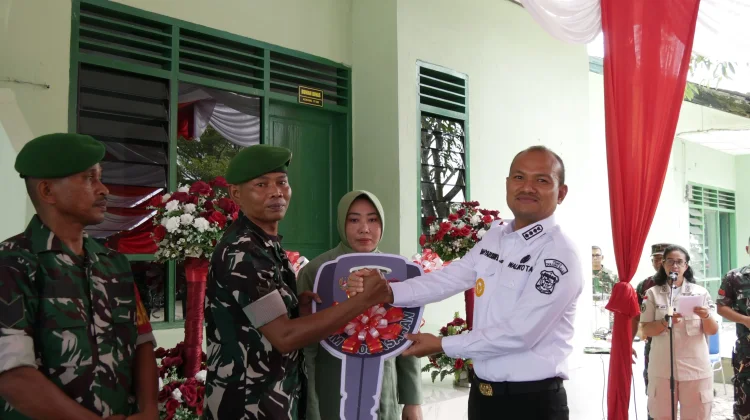 Pemkot Tanjungbalai Serahkan Dua Rumah Dinas untuk Koramil 17/DB