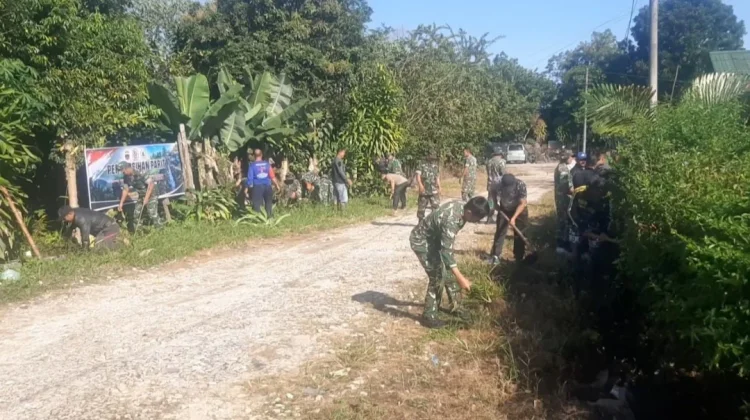 Sambut HUT ke-81 TNI, Kodim 0206/Dairi Gelar Aksi Peduli Lingkungan