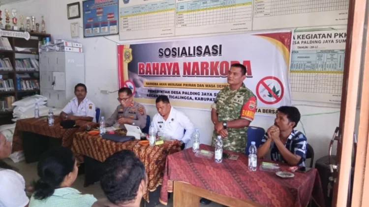 Babinsa Tigalingga Serukan Perlawanan dari Lingkungan Keluarga
