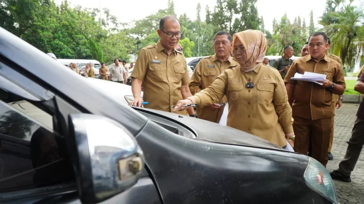Plt. Bupati Langkat Gebrak Penertiban Aset, Seluruh Kendaraan Dinas Diperiksa