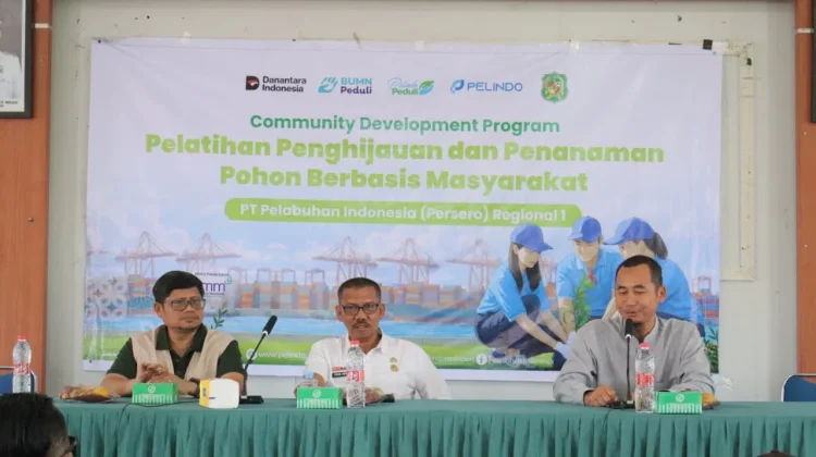 Pelindo Regional I Gelar Pelatihan Penghijauan dan Penanaman Pohon