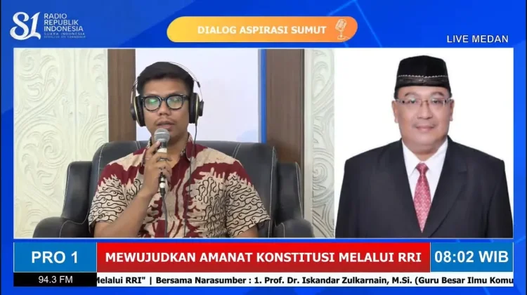 Masyarakat Mengawal Amanat Konstitusi Melalui RRI Medan