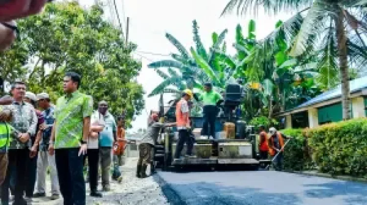 Wabup Sergai Tinjau Ruas Jalan Penaga, Dorong Infrastruktur Berkualitas