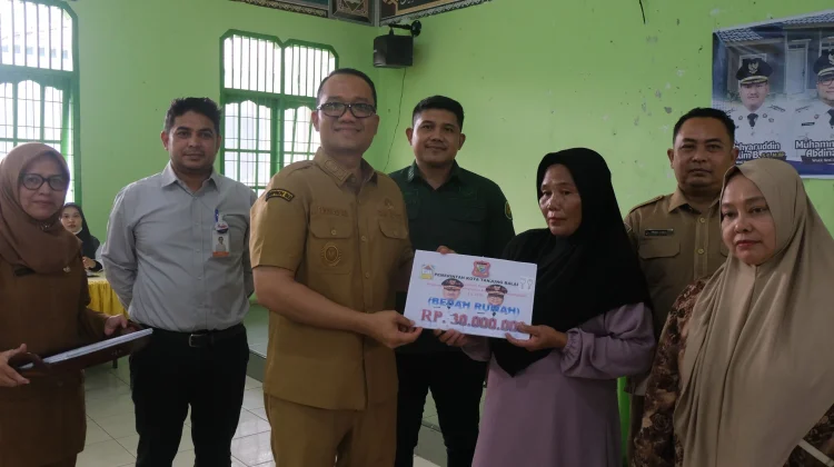 Pemko Tanjungbalai Bantuan Bedah Rumah, 20 Keluarga Penerima Manfaat