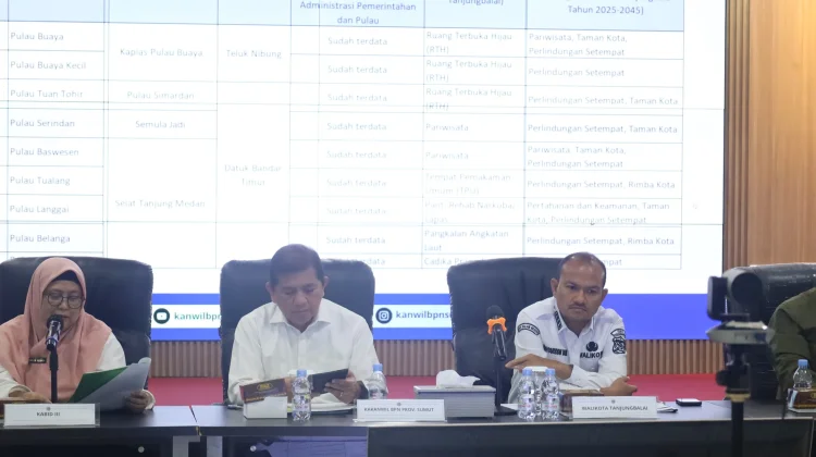 Pemkot Tanjungbalai dan BPN Integrasikan Data Penatagunaan Tanah