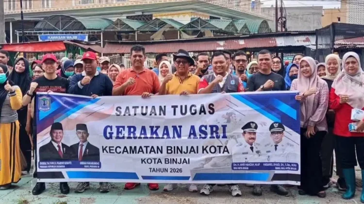 Pemko Binjai Gelar Gotong Royong ASRI Serentak di Lima Kecamatan