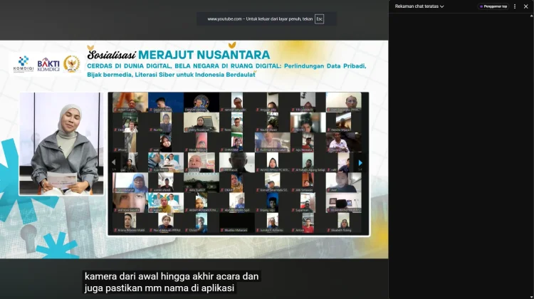 Sosialisasi Merajut Nusantara Ajak Masyarakat Cerdas Bermedia dan Bela Negara di