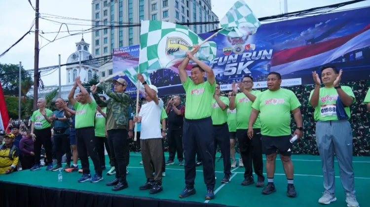 Pangdam I/BB Lepas 20 Ribu Peserta Fun Run 5K HUT ke-81 TNI di Medan