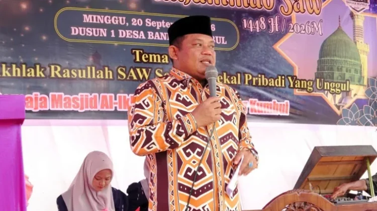 Wabup Labuhanbatu Apresiasi Peran Remaja Masjid di Desa Bandar Kumbul