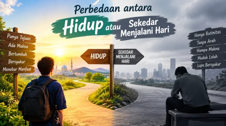 Perbedaan Hidup atau Sekadar Menjalani Hari