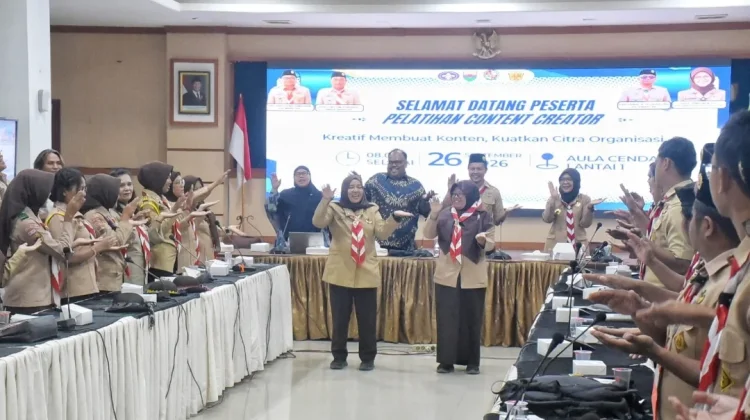 Kwarran Ikuti Pelatihan Konten Kreator Kwarcab Pramuka Deli Serdang