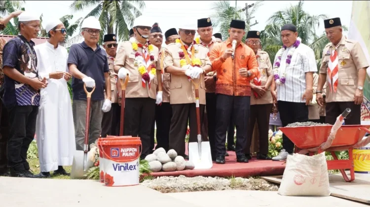Yayasan Gugus Depan 926 Tandai HUT ke-15 dengan Pembangunan Gedung