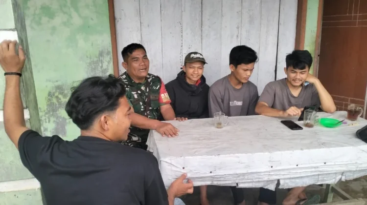 Babinsa 07/Salak Rangkul Pemuda Boangmanalu