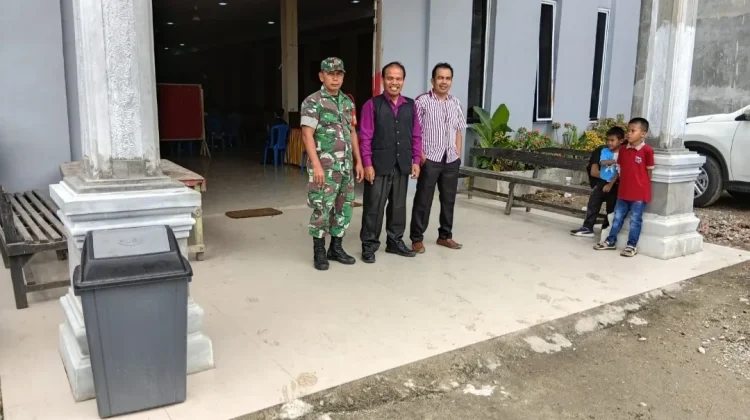 Serda Parlindungan Simamora Monitoring Ibadah Minggu di GKII Lau Bagot