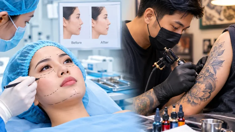 Operasi Kecantikan dan Memakai Tato