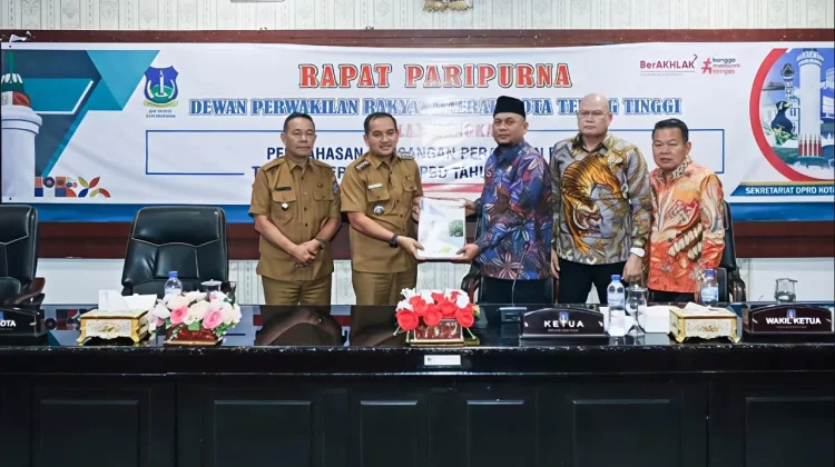 DPRD Tebing Tinggi Setujui P-APBD 2026