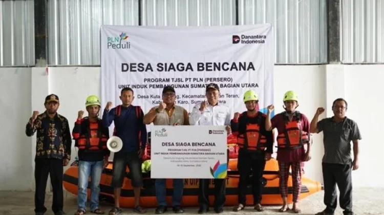 PT PLN UIP Sumbagut Perkuat Kesiapsiagaan Masyarakat Desa Kuta Gugung Karo