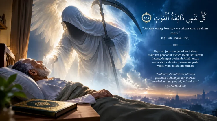 Isi kandungan Alqur'an berkaitan dengan malaikat pencabut nyawa
