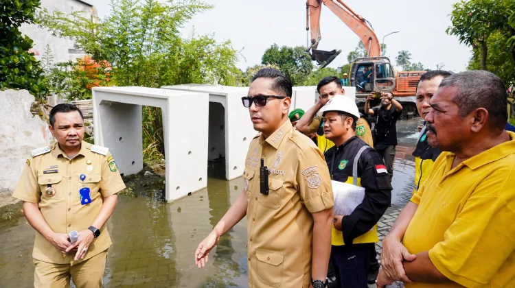 Atasi Banjir Bumi Asri, Pemko Medan Bangun U-Ditch 672 Meter