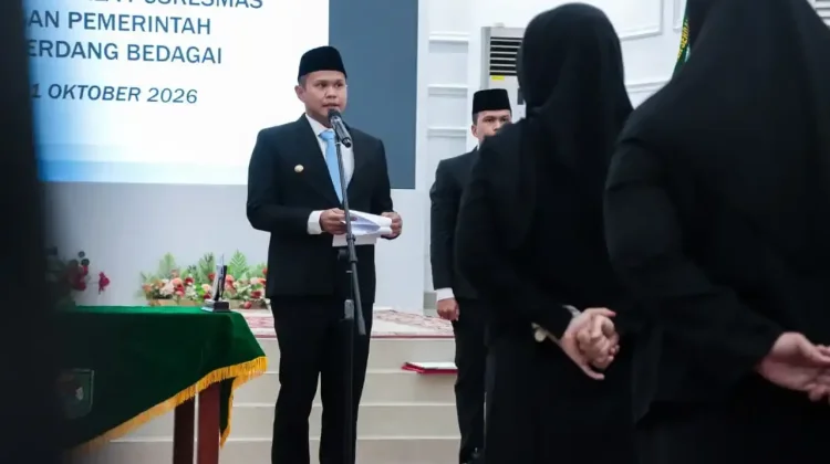 Lantik 68 ASN, Wabup Sergai Ingatkan Amanah dan Kinerja