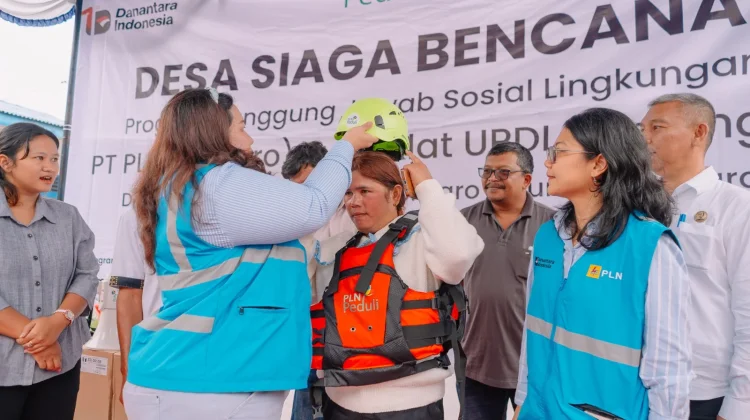 PLN Pusdiklat UPDL Tuntungan Hadirkan Desa Siaga Bencana di Desa Daulu Karo