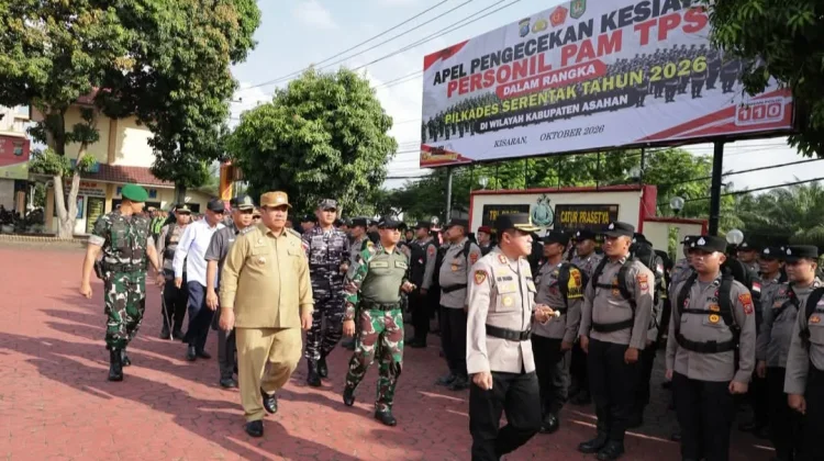 Dukung Kesuksesan Pilkades, Dandim Hadiri Apel Kesiapan Pengamanan TPS