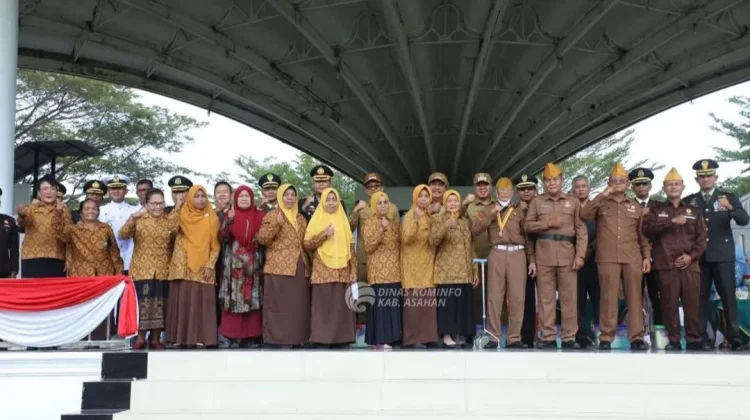 Bupati Asahan Ikuti Upacara HUT ke -81 TNI