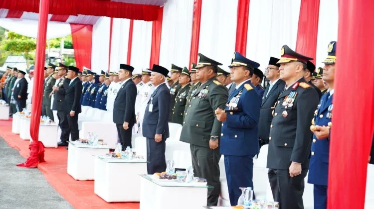 Kasdam I/BB Hadiri Upacara HUT ke-81 TNI di Belawan